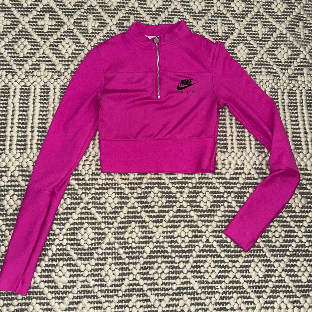 Nike cropped top pink XS